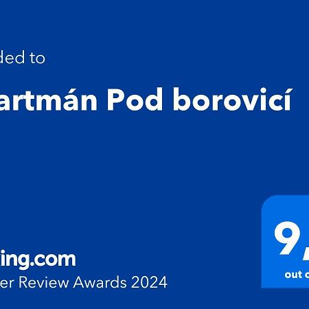 Apartman Pod Borovici Kovalovice 외부 사진